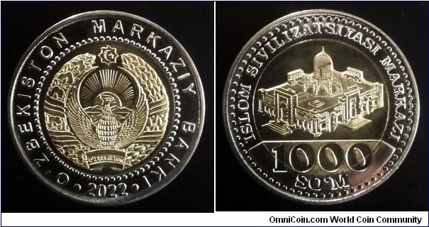 Uzbekistan 1000 som. 2022