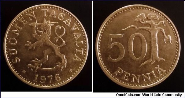 Finland 50 pennia. 1976 K