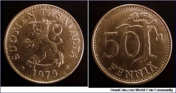 Finland 50 pennia. 1979 K (II)