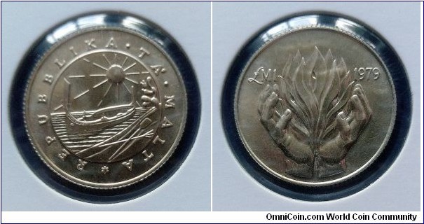 Malta 1 lira. 1979, Evacuation of British Armed Forces from Malta. Ag 925. Weight; 5,66g. Diameter; 23,5mm. Mintage: 49.526 pcs.