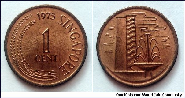 Singapore 1 cent. 1975 (III)