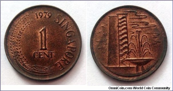 Singapore 1 cent. 1979