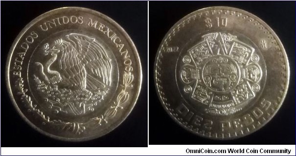Mexico 10 pesos. 2022