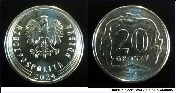 Poland 20 groszy. 2024