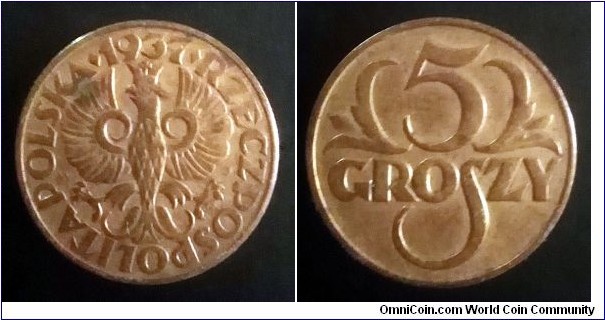 Poland 5 groszy. 1937 (VI)