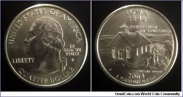 2004 P State quarter - Iowa