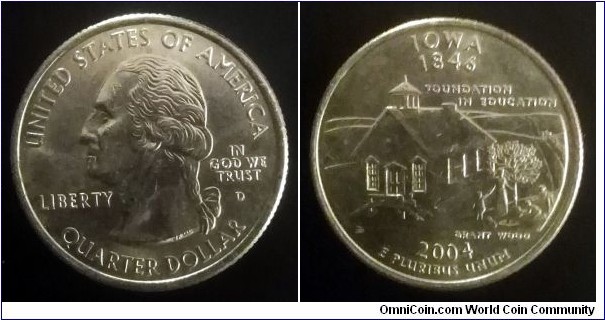 2004 D State quarter - Iowa