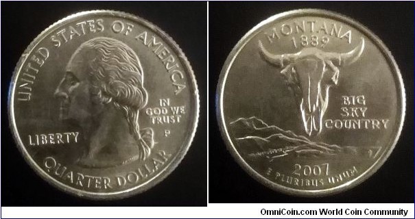 2007 P State quarter - Montana