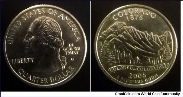 2006 D State quarter - Colorado