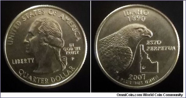 2007 P State quarter - Idaho