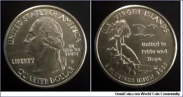 2009 P State quarter - United States Virgin Islands