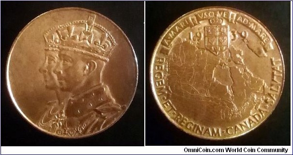 Canada - Visit of George VI and Elizabeth. Obverse design by Thomas Shingles.