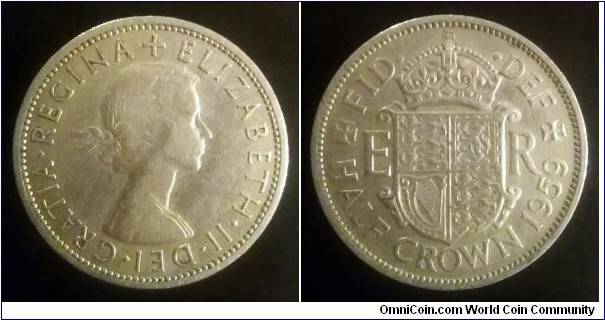 1/2 crown. 1959 (II)