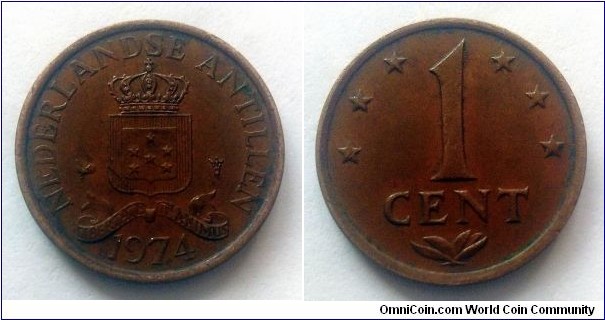 Netherlands Antilles 1 cent. 1974