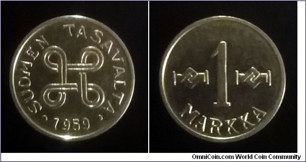 Finland 1 markka. 1959