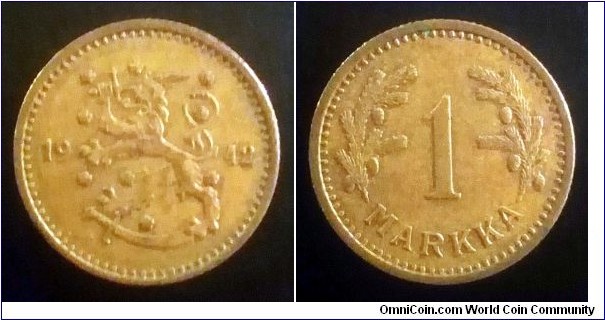 Finland 1 markka. 1942