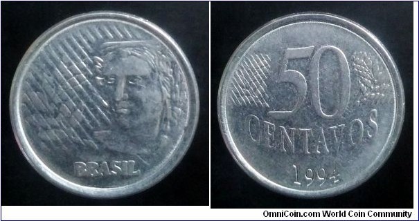 Brazil 50 centavos. 1994 (II)