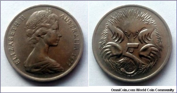 Australia 5 cents. 1977 (III)