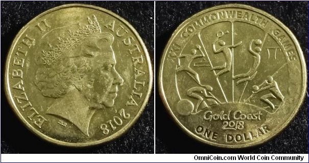 Australia 2018 1 dollar. Commemorating Commonwealth Games in Gold Coast. 3 out of 4. NCLT. Pulled from circulation. Mintage: 450,000