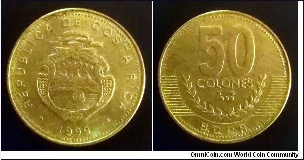 Costa Rica 50 colones. 1999