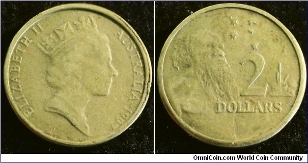 Australia 1997 2 dollars. Counterfeit. 