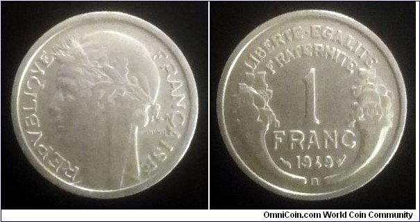 France 1 franc. 1949 B