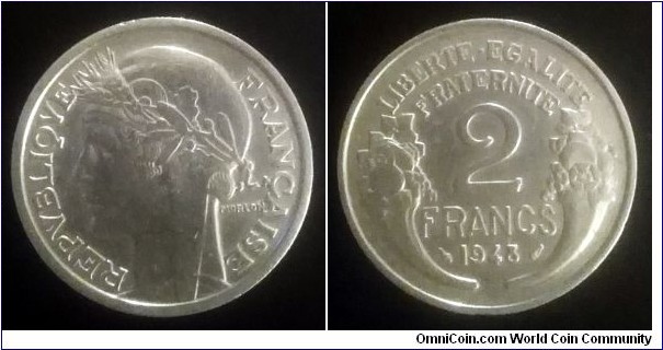 France 2 francs. 1948 (IV)