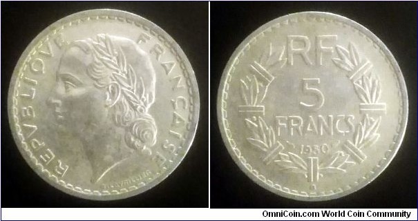 France 5 francs. 1950 B (II)