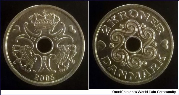 Denmark 2 kroner. 2005