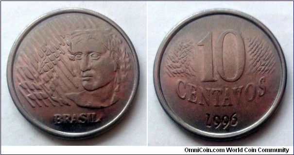 Brazil 10 centavos. 1996 (III)