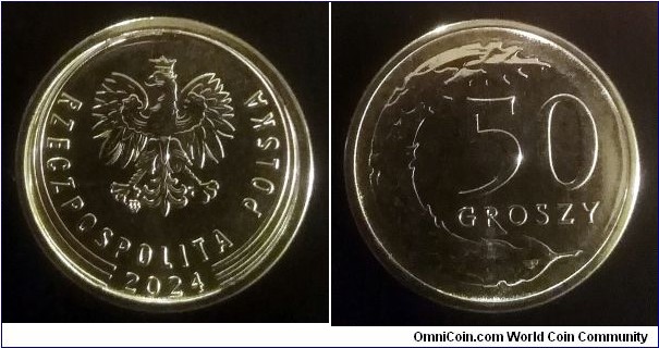 Poland 50 groszy. 2024