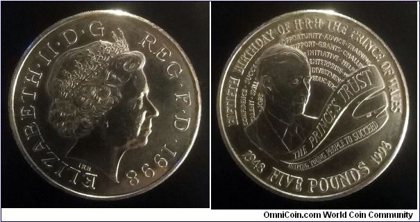 2 pounds. 1998, 50th Birthday Prince Charles.