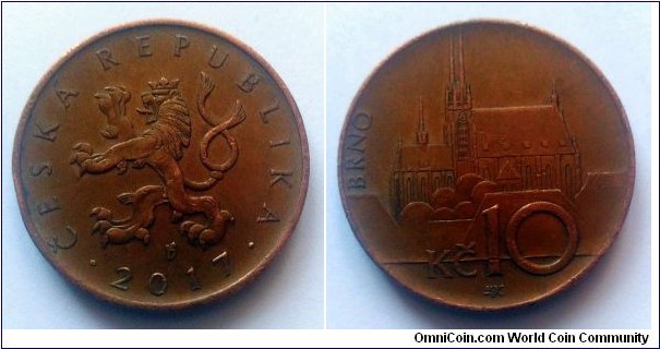 Czech Republic (Czechia) 10 korun. 2017