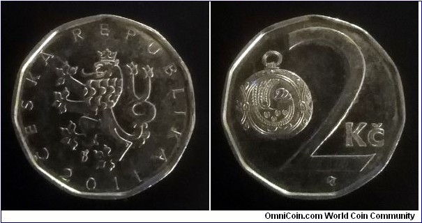 Czech Republic (Czechia) 2 koruny. 2011