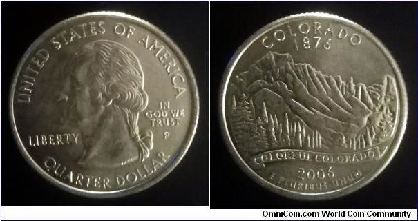 2006 P State quarter - Colorado (II)