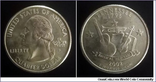 2002 P State quarter - Tennessee