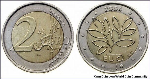 Finland 2 Euro - Enlargement of the European Union