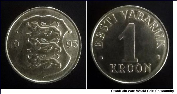 Estonia 1 kroon. 1995 (II)