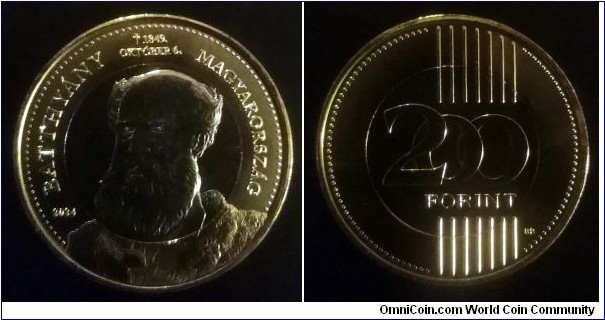 Hungary 200 forint. 2024, Lajos Batthyány.