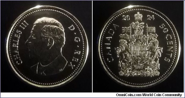 Canada 50 cents. 2024