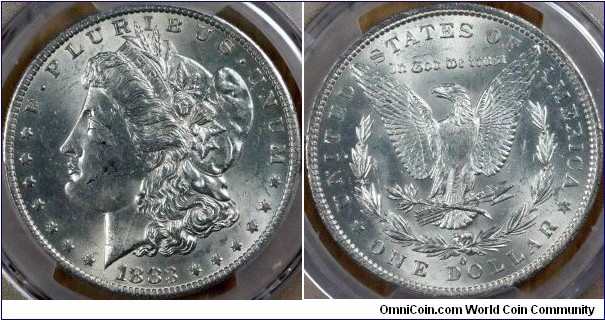 PCGS MS61 1883-O MORGAN