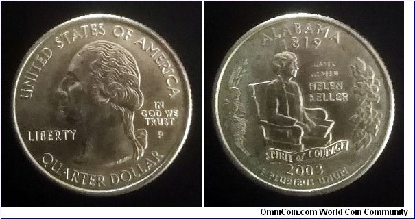 2003 P State quarter - Alabama