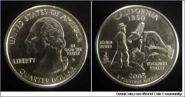 2005 D State quarter - California