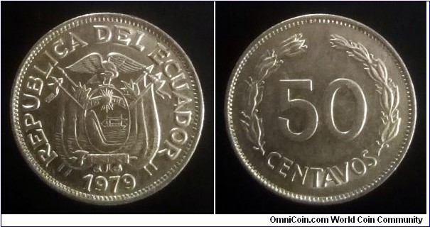 Ecuador 50 centavos. 1979