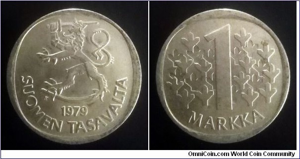 Finland 1 markka. 1979 K