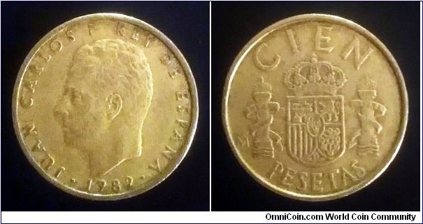 Spain 100 pesetas. 1982 (II)