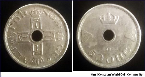 Norway 50 ore. 1948