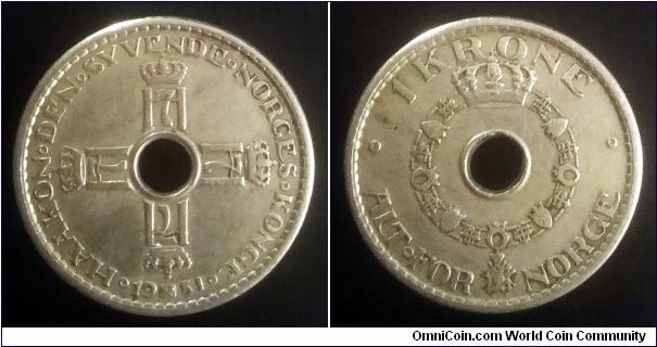 Norway 1 krone. 1951