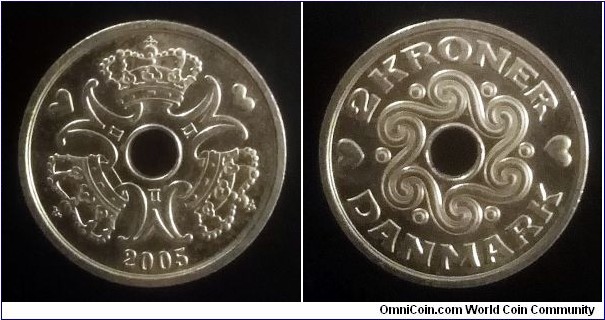 Denmark 2 kroner. 2005