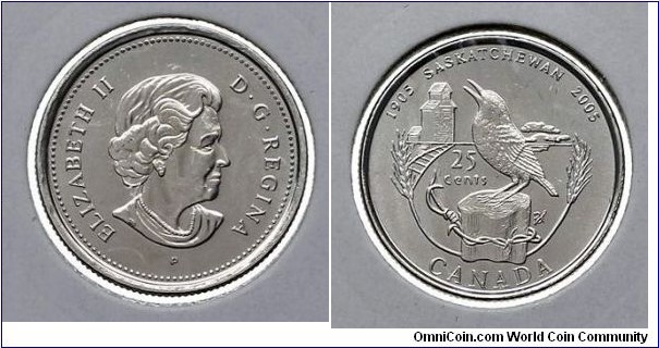 25 Cents - Saskatchewan